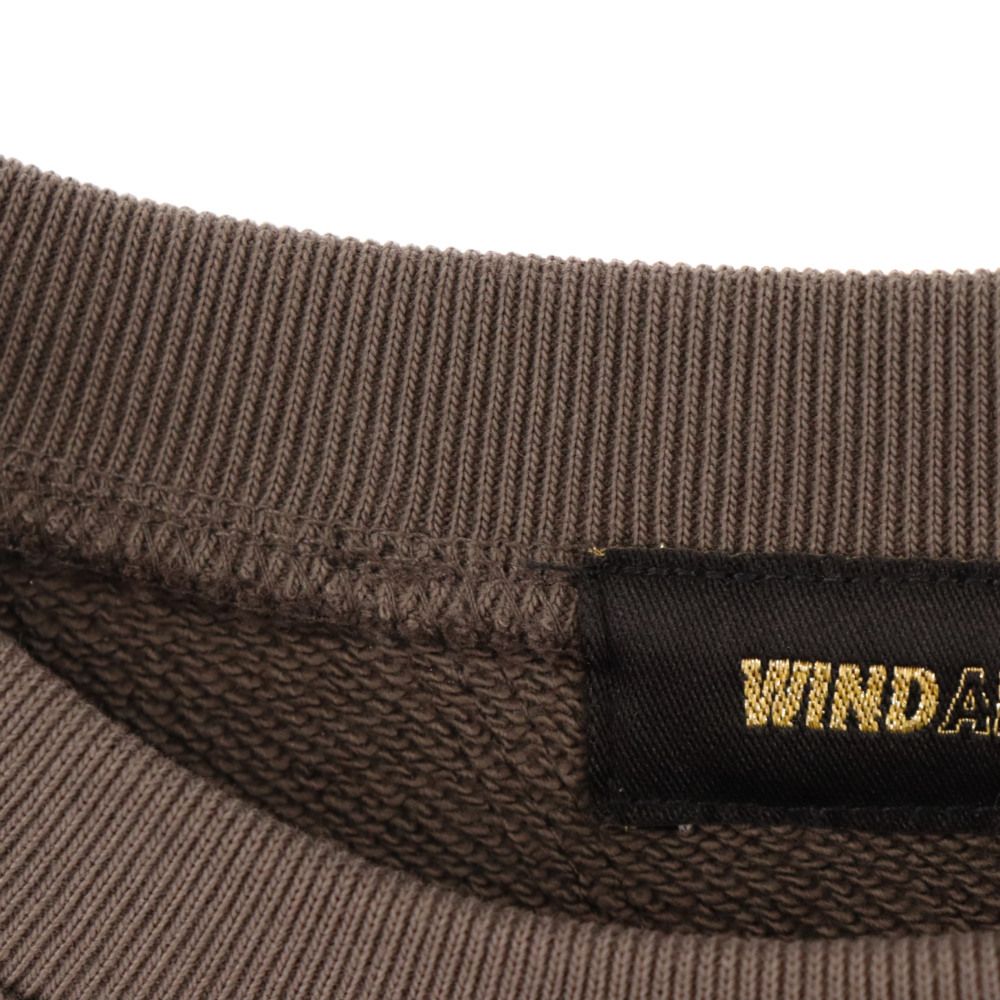 WIND AND SEA (ウィンダンシー) 22AW SEA Crew Neck Charcoal-Taupe  