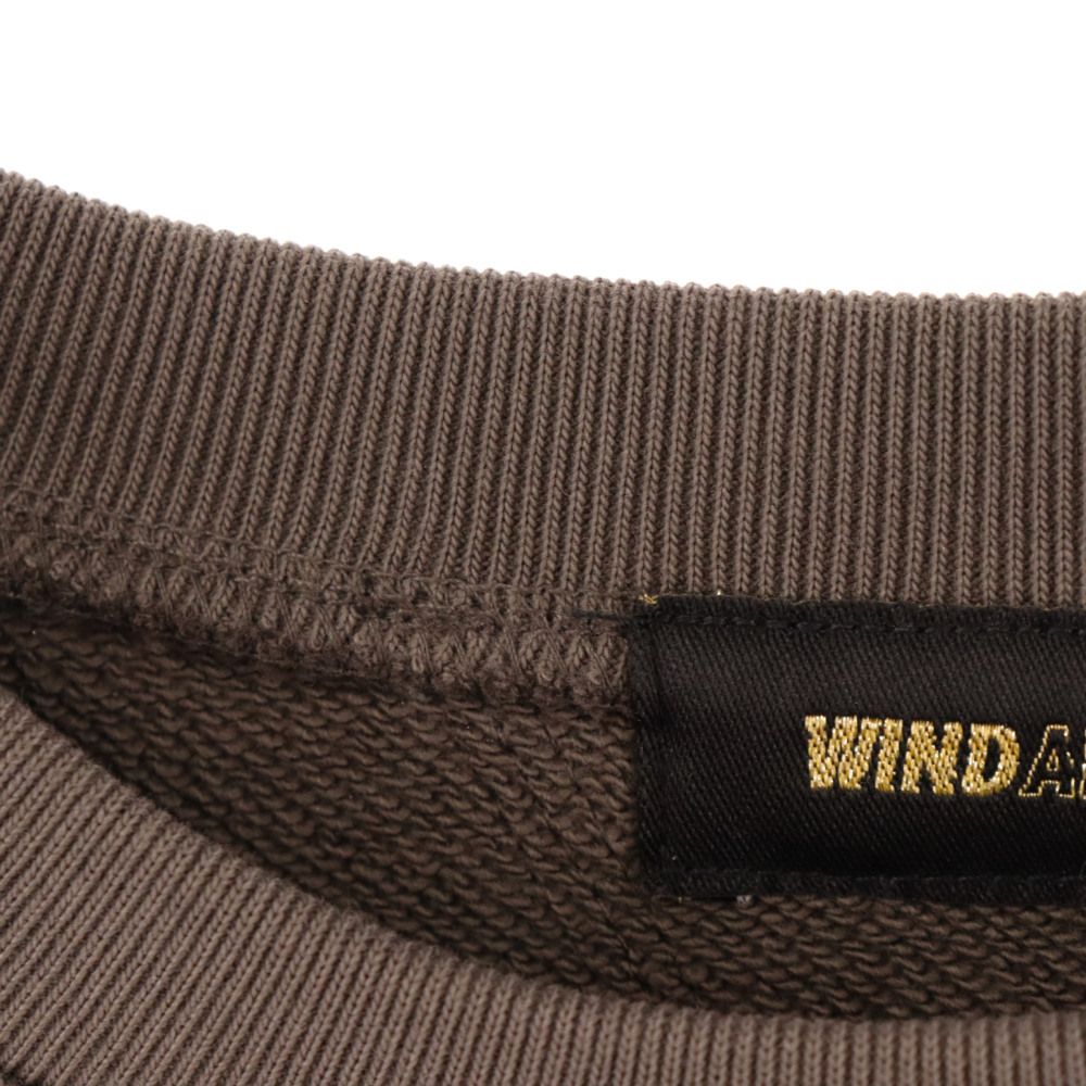 WIND AND SEA (ウィンダンシー) 22AW SEA Crew Neck Charcoal-Taupe