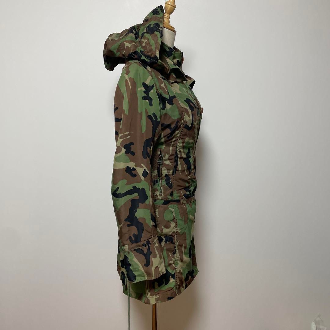 迷彩柄 フード付き