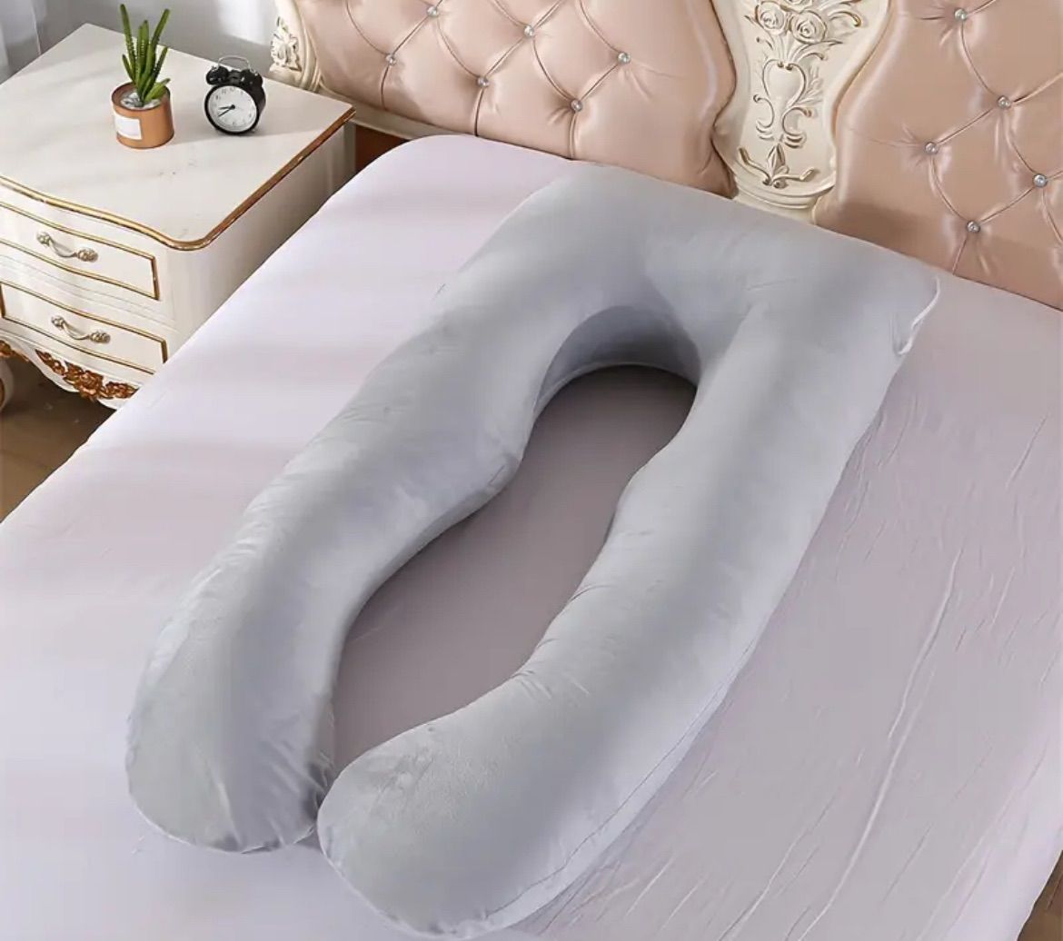 抱き枕 低反発 妊婦 大きい 本体 眠りを変え 高さ調整 枕 肩こり 首こり 130×70cm 人をダメにする クッション 大きい 抱き枕 いびき防止 妊婦 ギフト カバー 洗える 補充綿 お手入れ簡単ぐるりファスナー ブラック シルバー