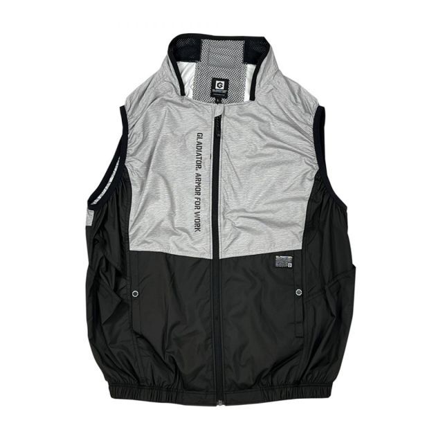 LLサイズ コーコス信岡 ボルトクール ベスト モクグレー XL コレクション G