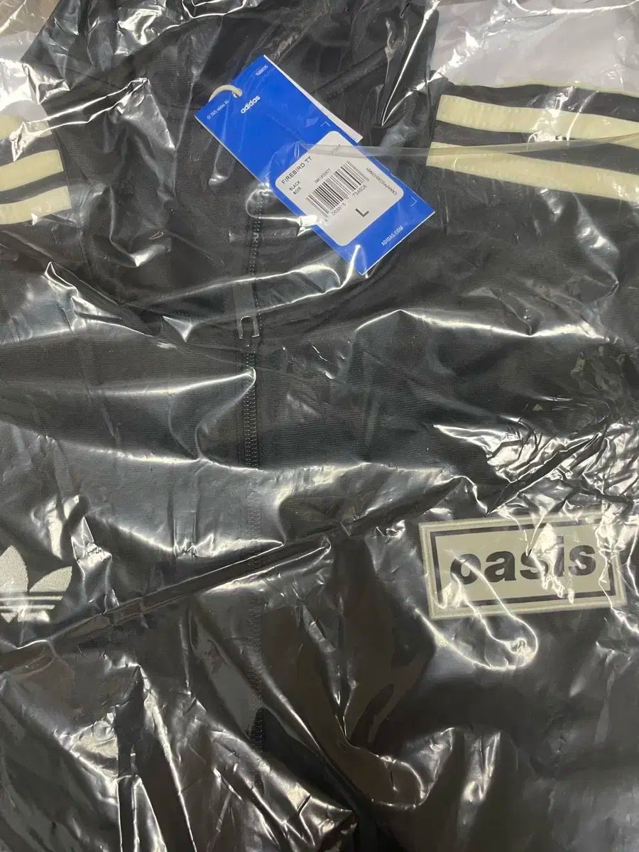 韓国L 早い配送 オアジス ブラック トラックジャージ adidas ラージ