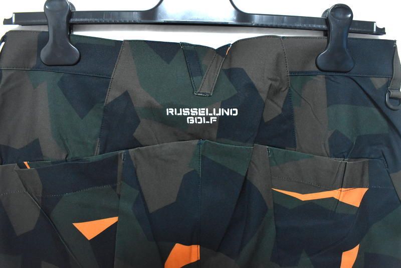 新品 RUSSELUNO GOLF ロゴ カモフラ ストレッチパンツ 6 定価2万 新品 RUSSELUNO GOLF ロゴ カモフラ ストレッチパンツ 6 定価2万