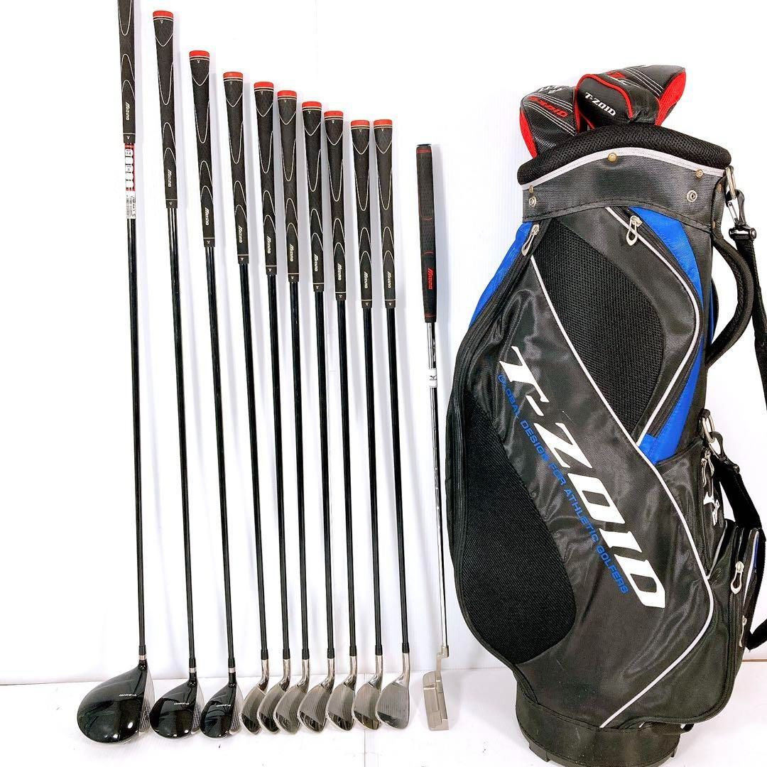 美品】MIZUNO T-ZOID PLUS アイアン5本セット+おまけ1本 ゴルフクラブ