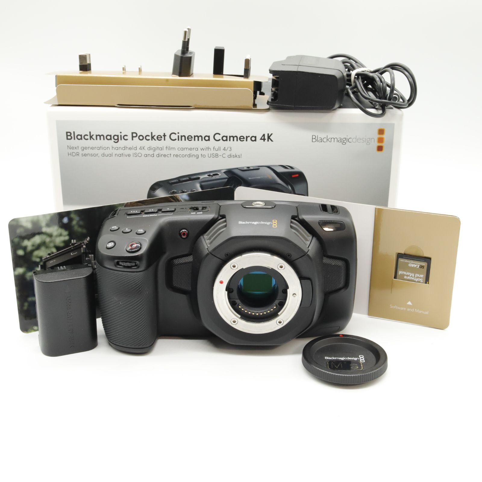 □美品□ ブラックマジックデザイン 【国内正規品】 Blackmagic Design シネマカメラ Pocket Cinema Camera 4K  マイクロフォーサーズマウント 4K/60p収録 CINECAMPOCHDMFT4K - メルカリ