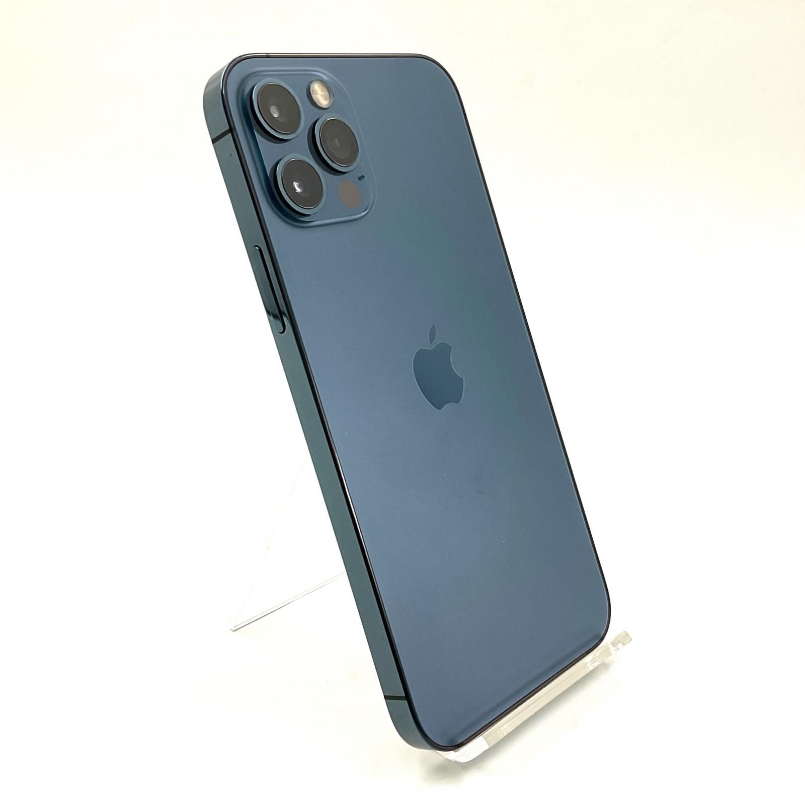 全額返金保証 最速発送 Apple iPhone 12 Pro 128GB パシフィックブルー au 動作 済 84%