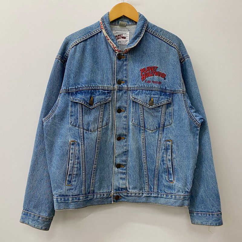 90s PLANET HOLLYWOOD ジャッケット VINTAGE デニムジャケット gジャン 「ヴィンテージ古着」90's