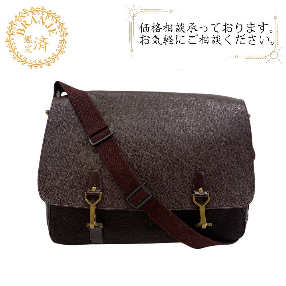 ルイヴィトン LOUIS VUITTON メッセンジャーバッグ タイガ・デルスー