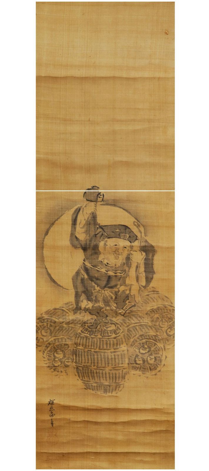 富士正晴 直筆彩色画 色紙 2点一括 富士正晴 直筆彩色画 色紙 2点一括 (富士正晴 直筆彩色画 色紙