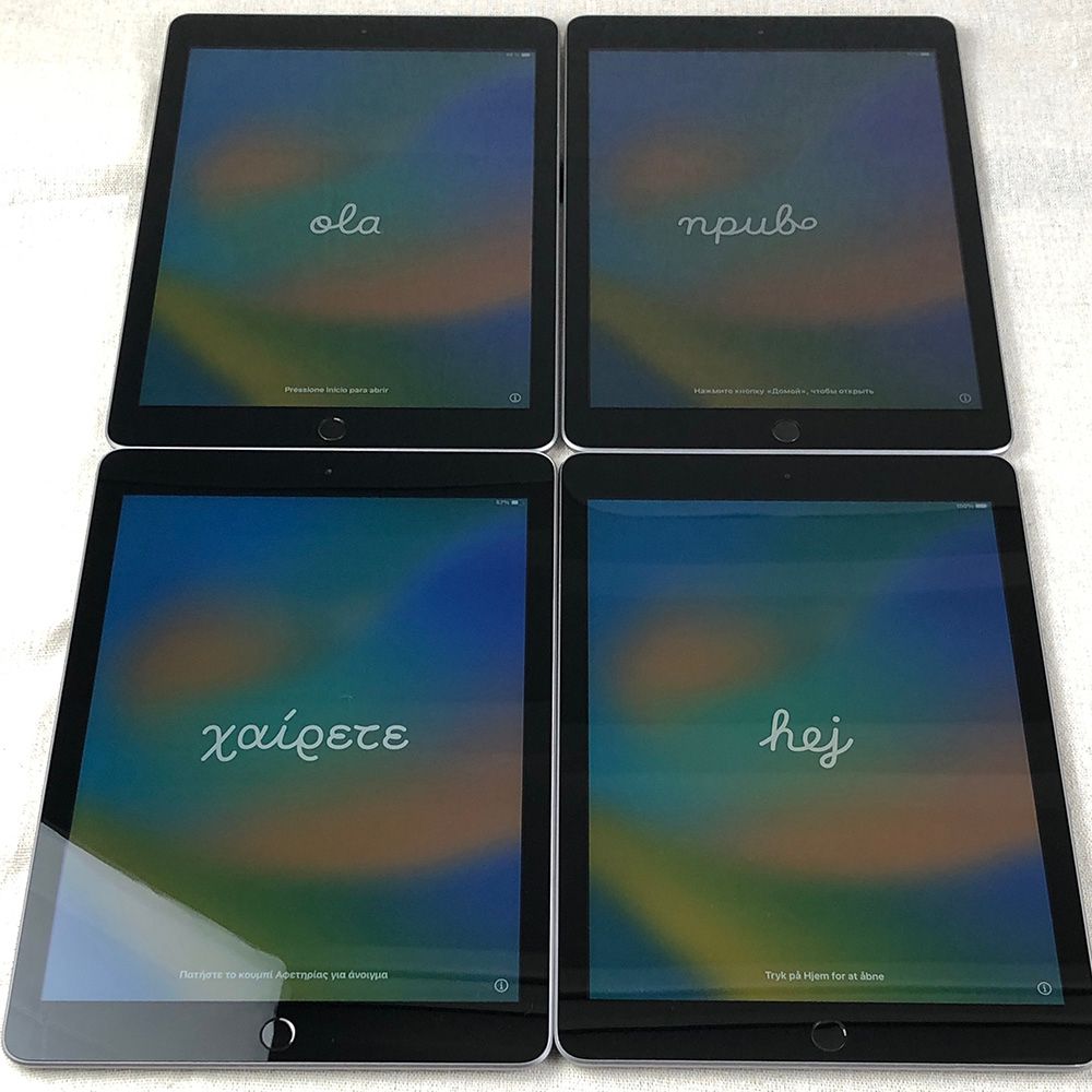ジャンク品・本体のみ【4点セット】Apple iPad 第5世代 Wi-Fiモデル 128GB（A1822）【キズ多数あり】/TL-JUNK-250039