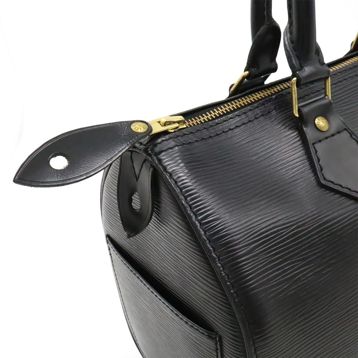 エピレザー 黒 ハンドバッグ ゴールド金具 未使用】HERMES(エルメス) バーキンタッチ 25 ブラック黒