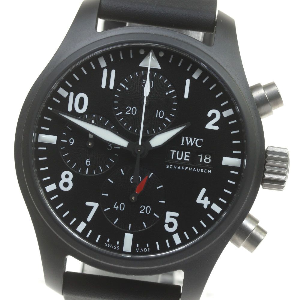 IWC IWC SCHAFFHAUSEN IW389401 ビッグパイロットウォッチ トップガン クロノグラフ 自動巻き メンズ良品箱・保証書付き_864795