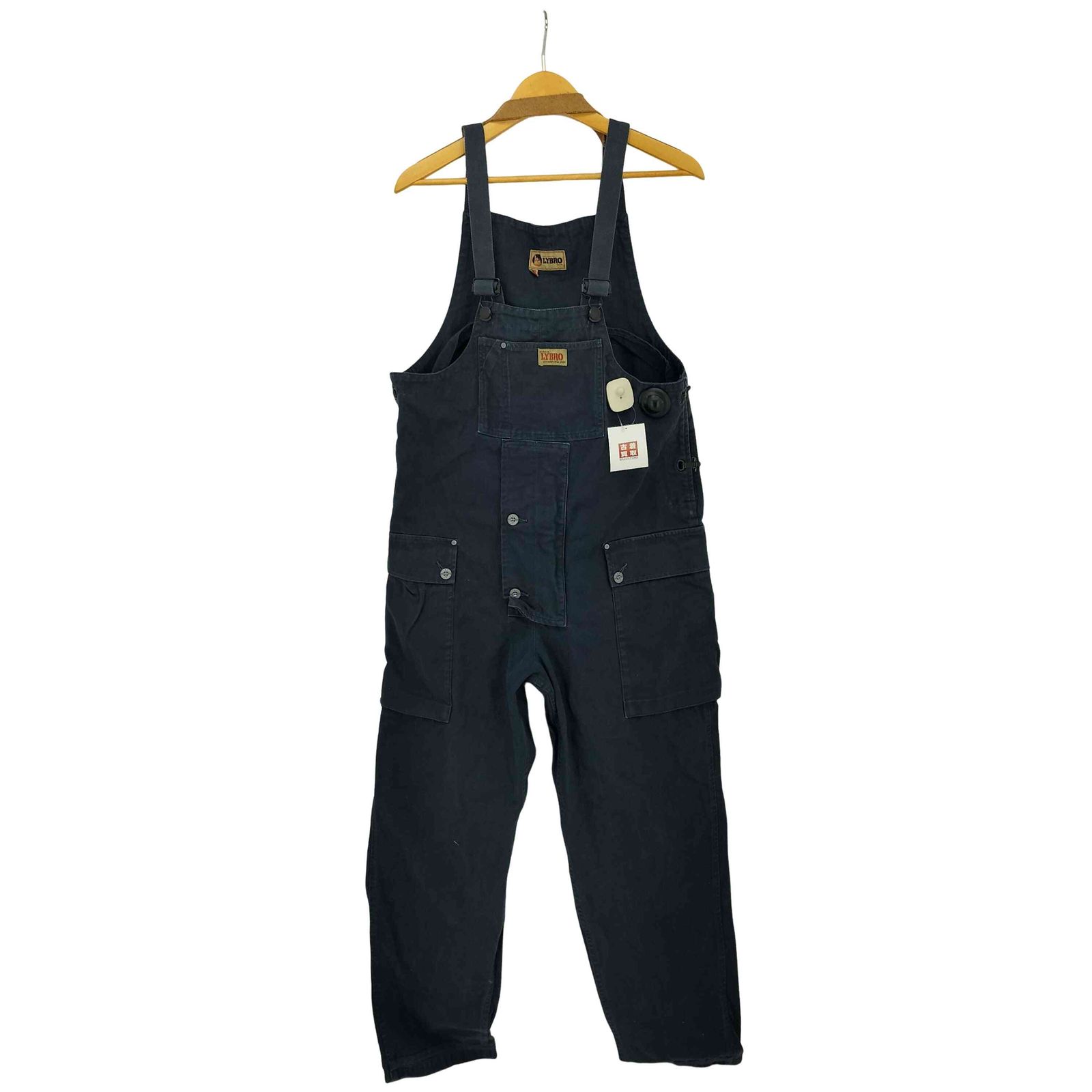 ナイジェルケーボン NIGEL CABOURN LYBRO NAVAL DUNGAREE HERRINGBONE OVERALL メンズ 46