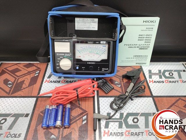 HIOKI IR4082 アナログメグオームハイテスタ アナログ絶縁抵抗計 ハンズクラフト宮崎新名爪