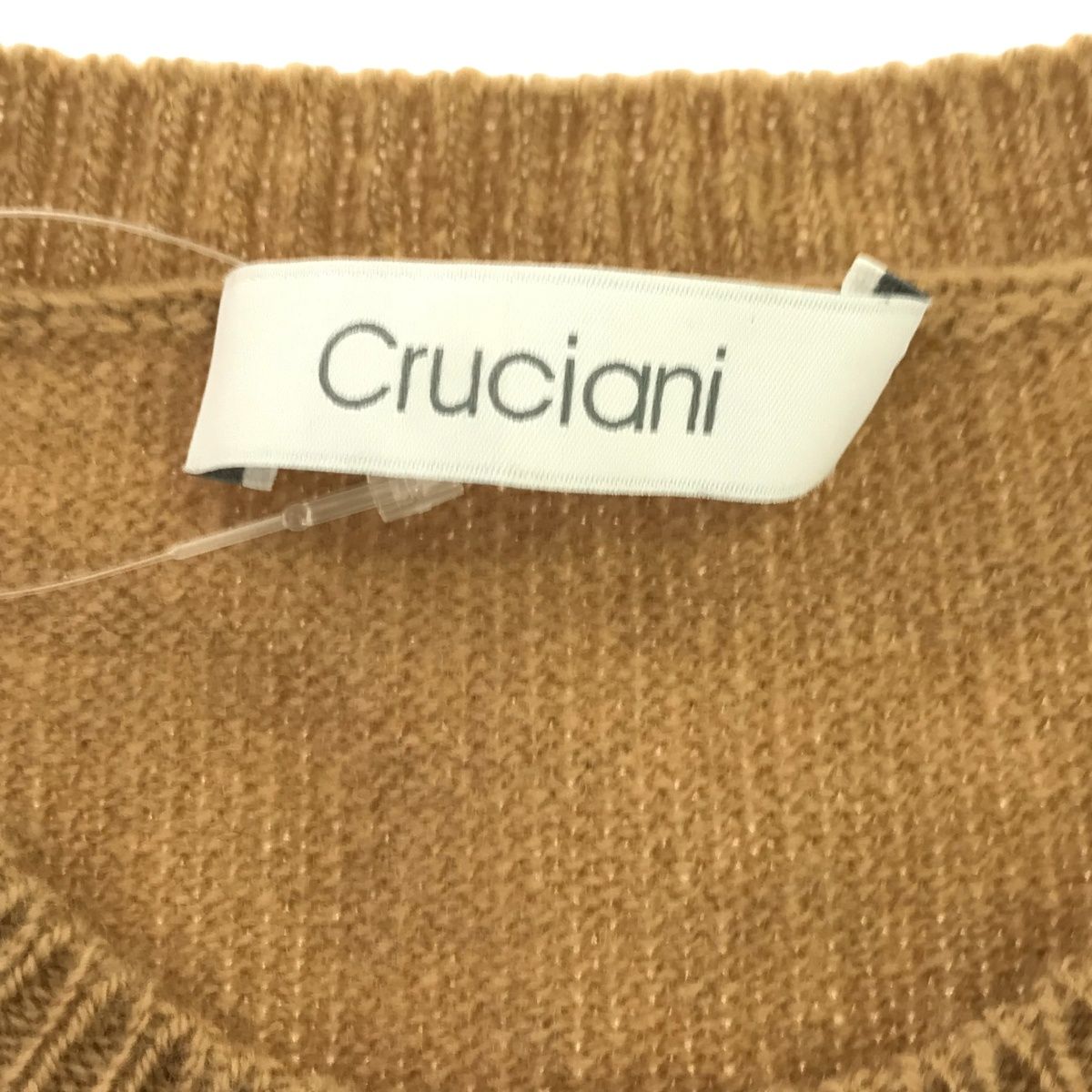 cruciani クルチアーニ ウールニットセーター CUK190 キャメル 48 