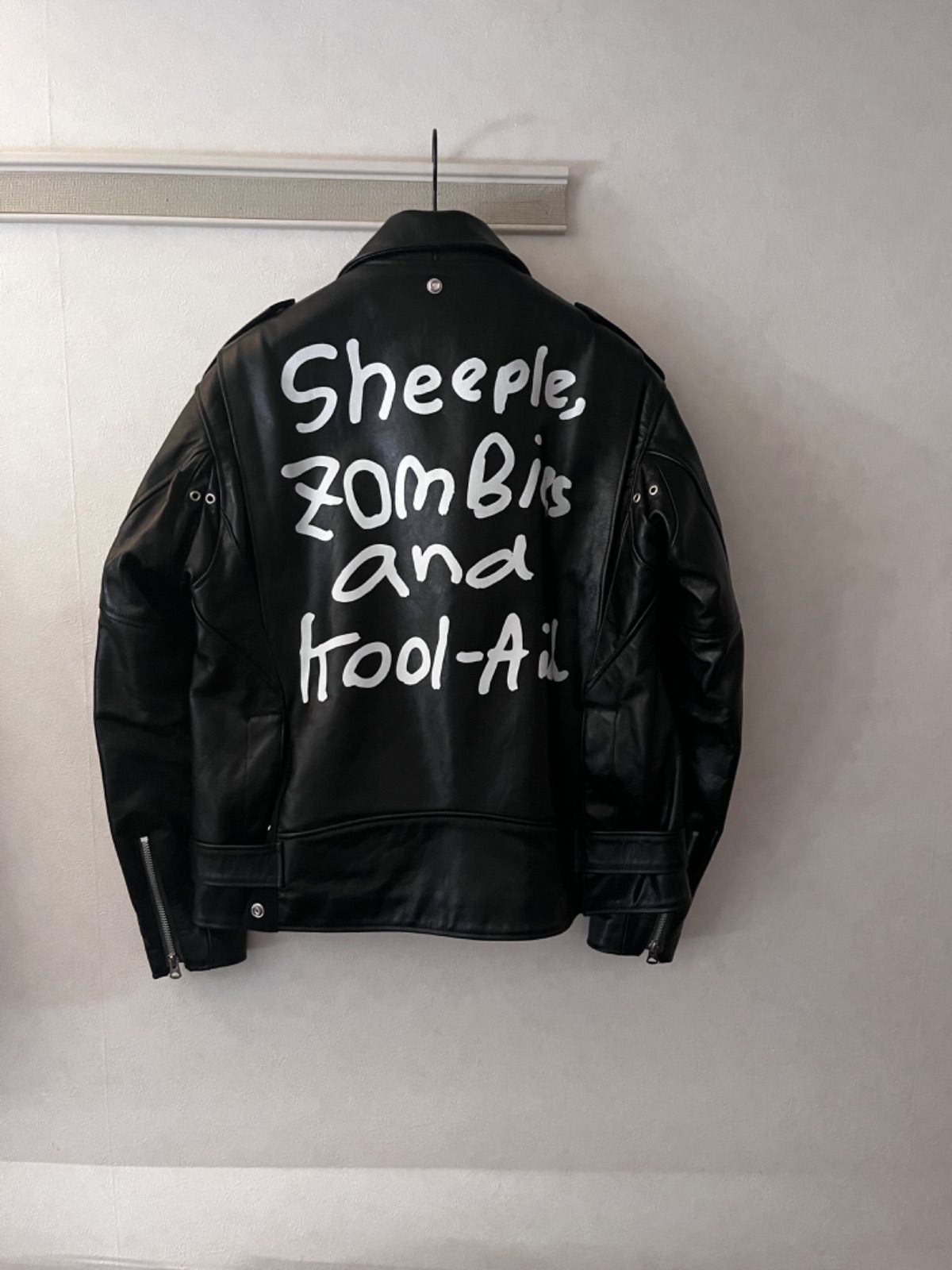 sacai × madsaki × Schott 22AW ライダースジャケット - メルカリ