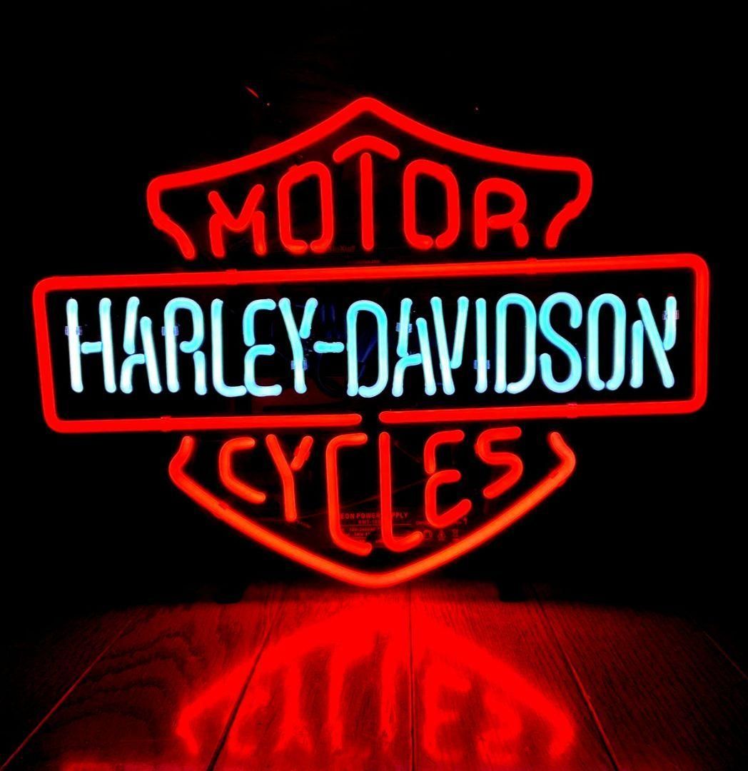 HARLEY-DAVIDSON/ハーレーダビッドソンネオンサイン/ノベルティ - 置物