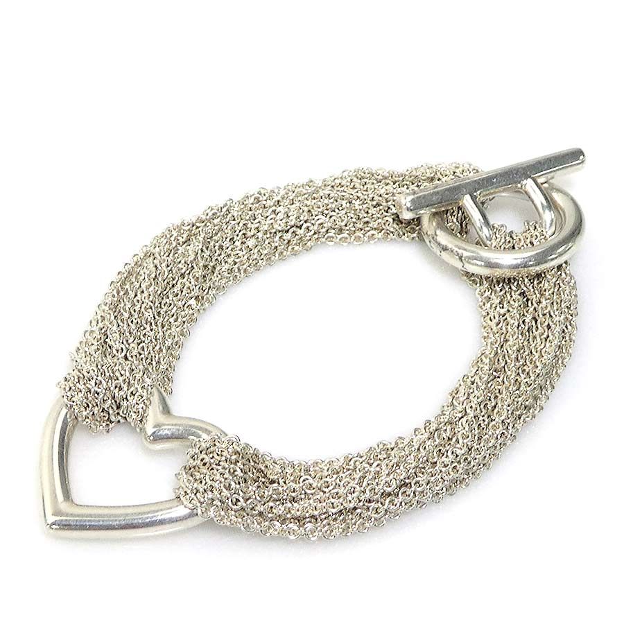 ティファニー TIFFANY-Co. ブレスレット トグルチェーン オープンハート