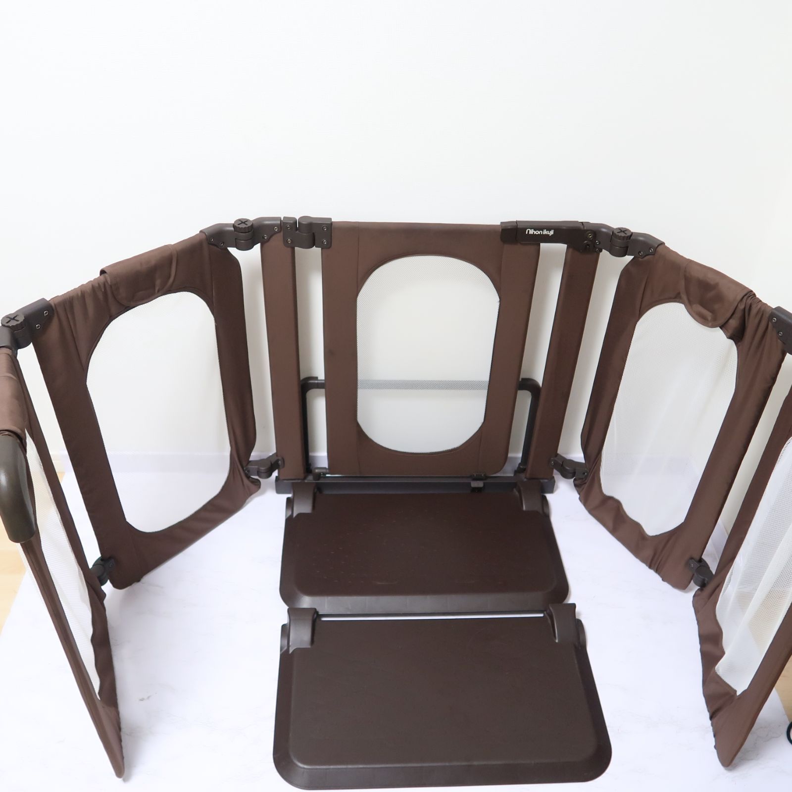 ベビーゲート おくだけとおせんぼ おくトビラ Lサイズ ブラウン