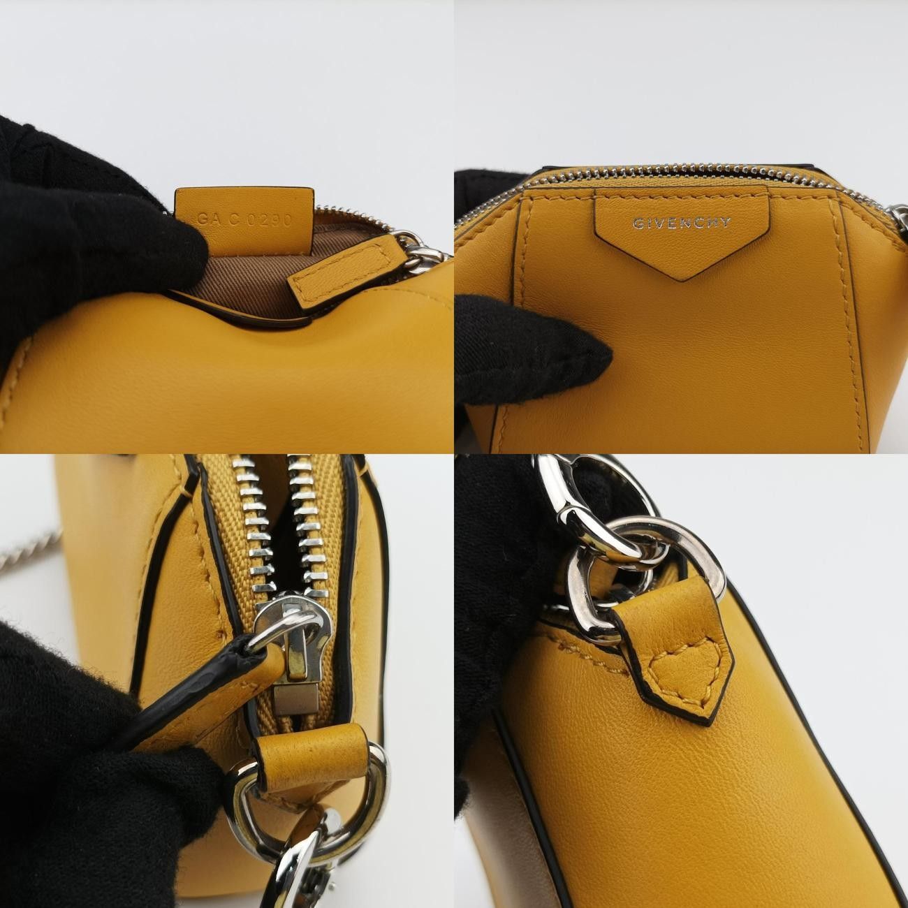 ジバンシーGivenchyアンティゴナイエローレザー
