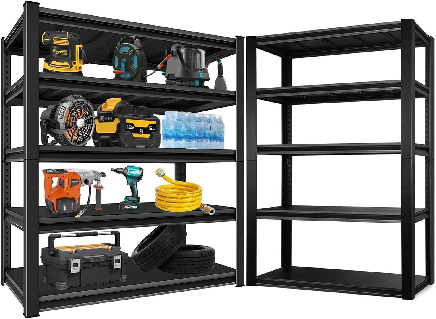 スチールラック本体 高耐荷重収納棚 メタルラック 組立簡単 組合せ自由