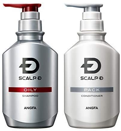 スカルプD シャンプー メンズ オイリー 2点セット (シャンプー ＆ コンディショナー) アンファー (ANGFA) ご案内状付… 