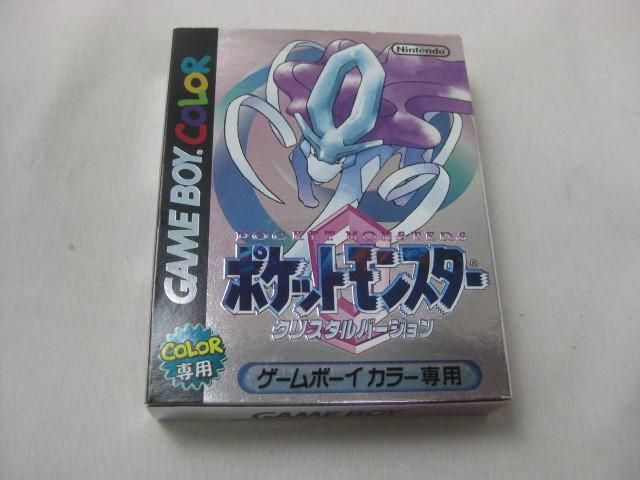 ポケットモンスター クリスタル ソフト 箱 説明書あり ポケモンクリスタル箱説明書付きゲームボーイソフト