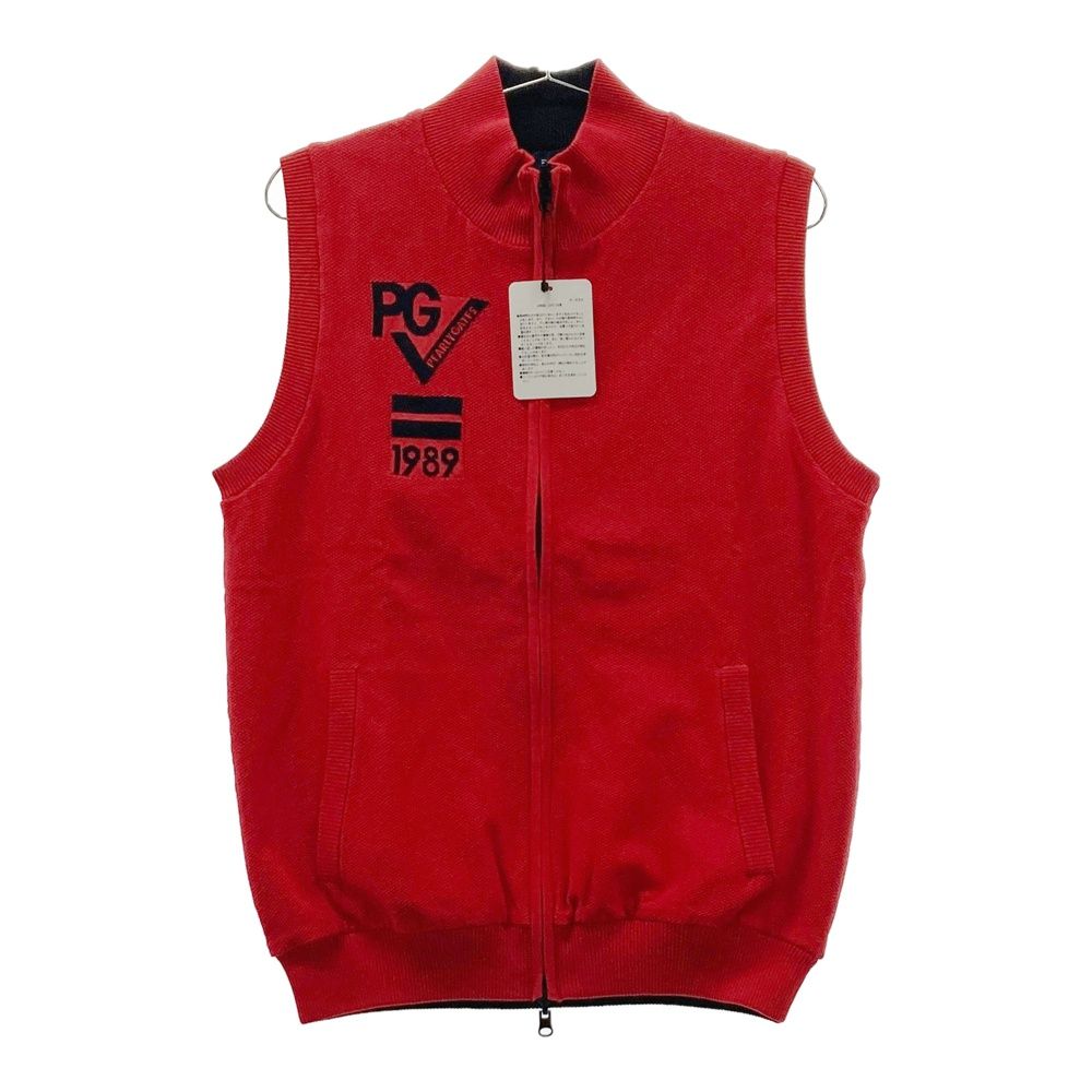 サイズ：4 PEARLY GATES パーリーゲイツ リバーシブル ジップベスト