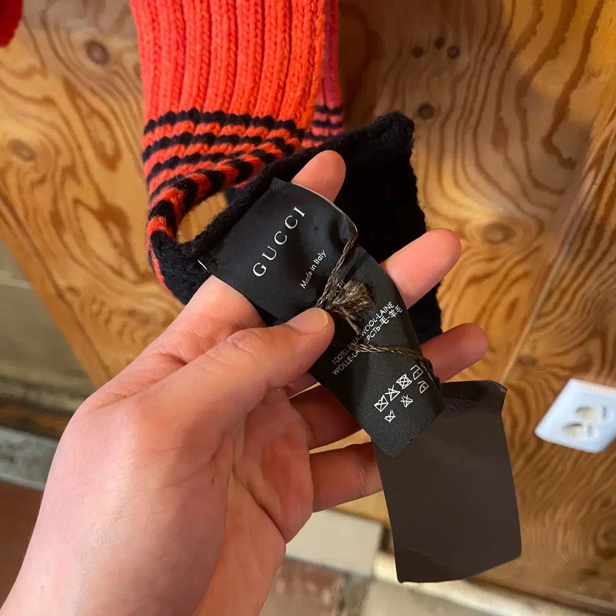 GUCCI グッチ ウール マフラー ショール