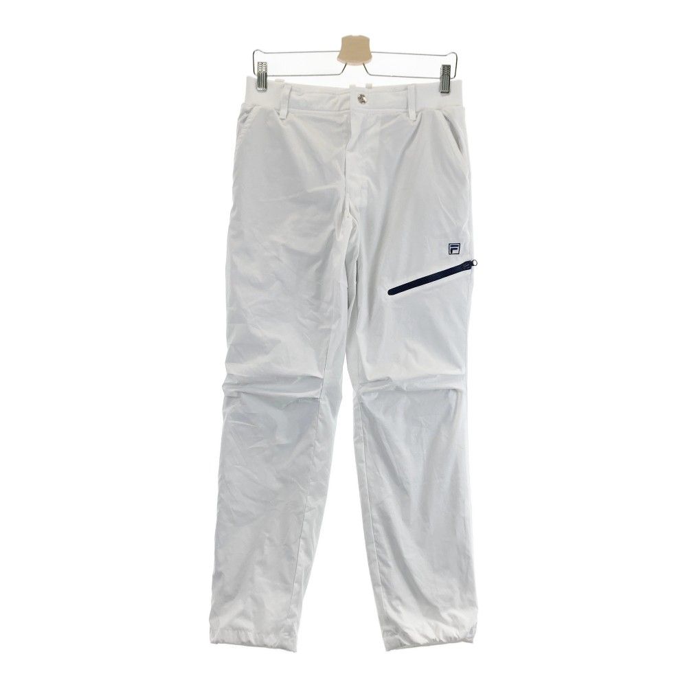 サイズ：LL FILA GOLF フィラゴルフ ロングパンツ ロゴ総柄 ホワイト系