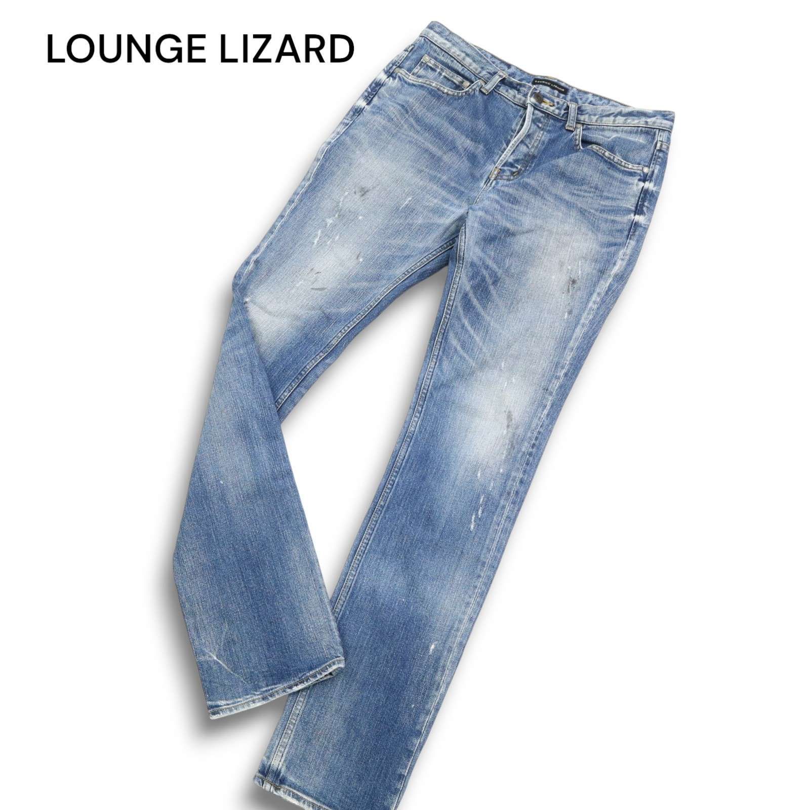 LOUNGE LIZARD ラウンジリザード ダメージ加工☆ ストレッチ LOUNGE LIZARD ラウンジリザード ダメージ加工☆ ストレッチ