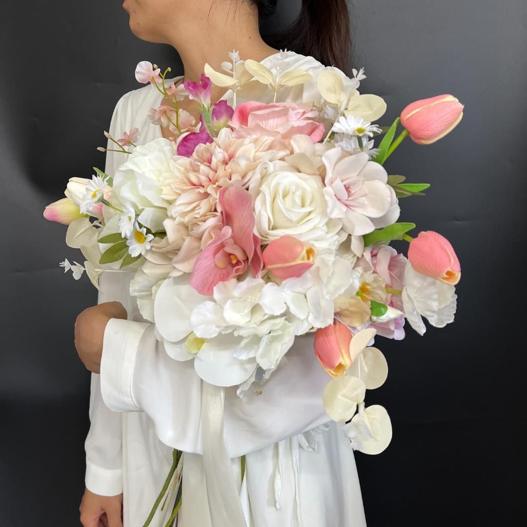 ショップ 2点セット 高級 アーティフィシャルフラワーブーケ