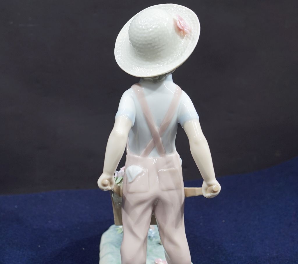 SALE／10%OFF リヤドロ 女の子 Lladro「花車 01283」陶器人形 置物