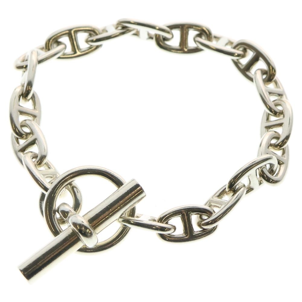 HERMES エルメス Chaine d Ancre 18LINK シェーヌダンクルシルバーブレスレット 18リンク シルバー