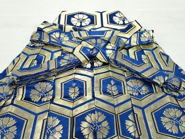 平和屋着物●男性 馬乗り袴 舞台衣装 亀甲花文 金糸 CAAX1159vf USTAUSTRALIA_COM_AU