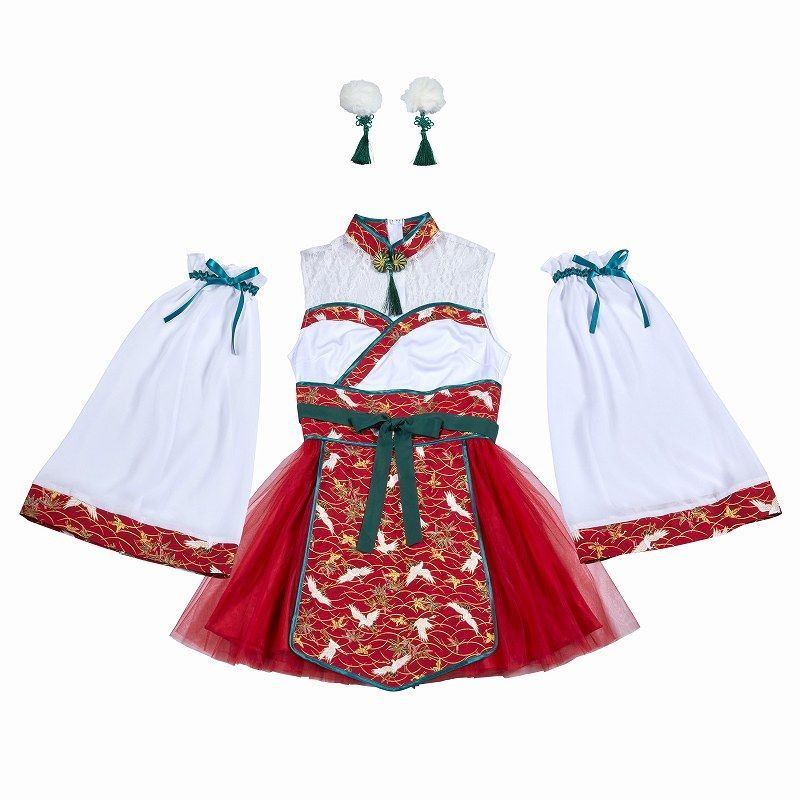 恋衣 和装束 レッド [和装 コスプレ 和風 衣装 七夕 織姫 コスチューム 