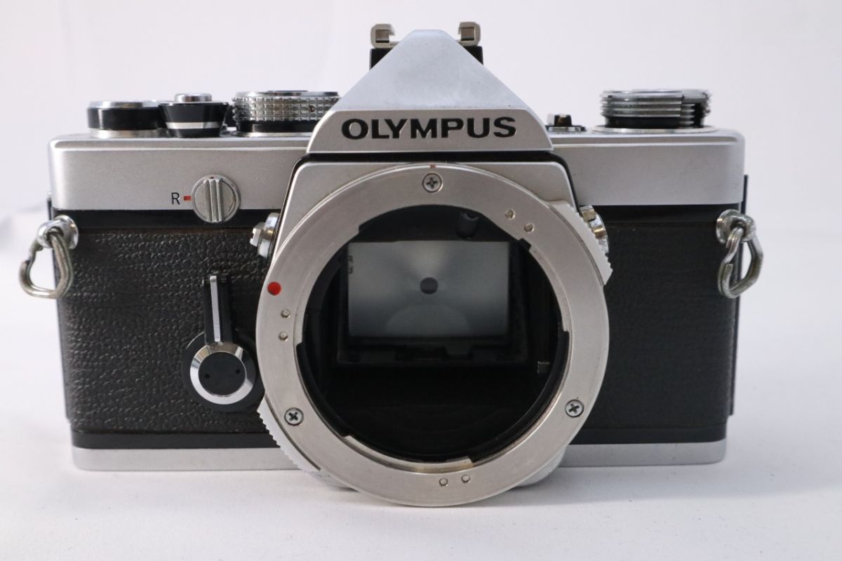 カメラ Olympus オリンパス OM-1 シルバーボディ MFフィルムカメラ (f02122)