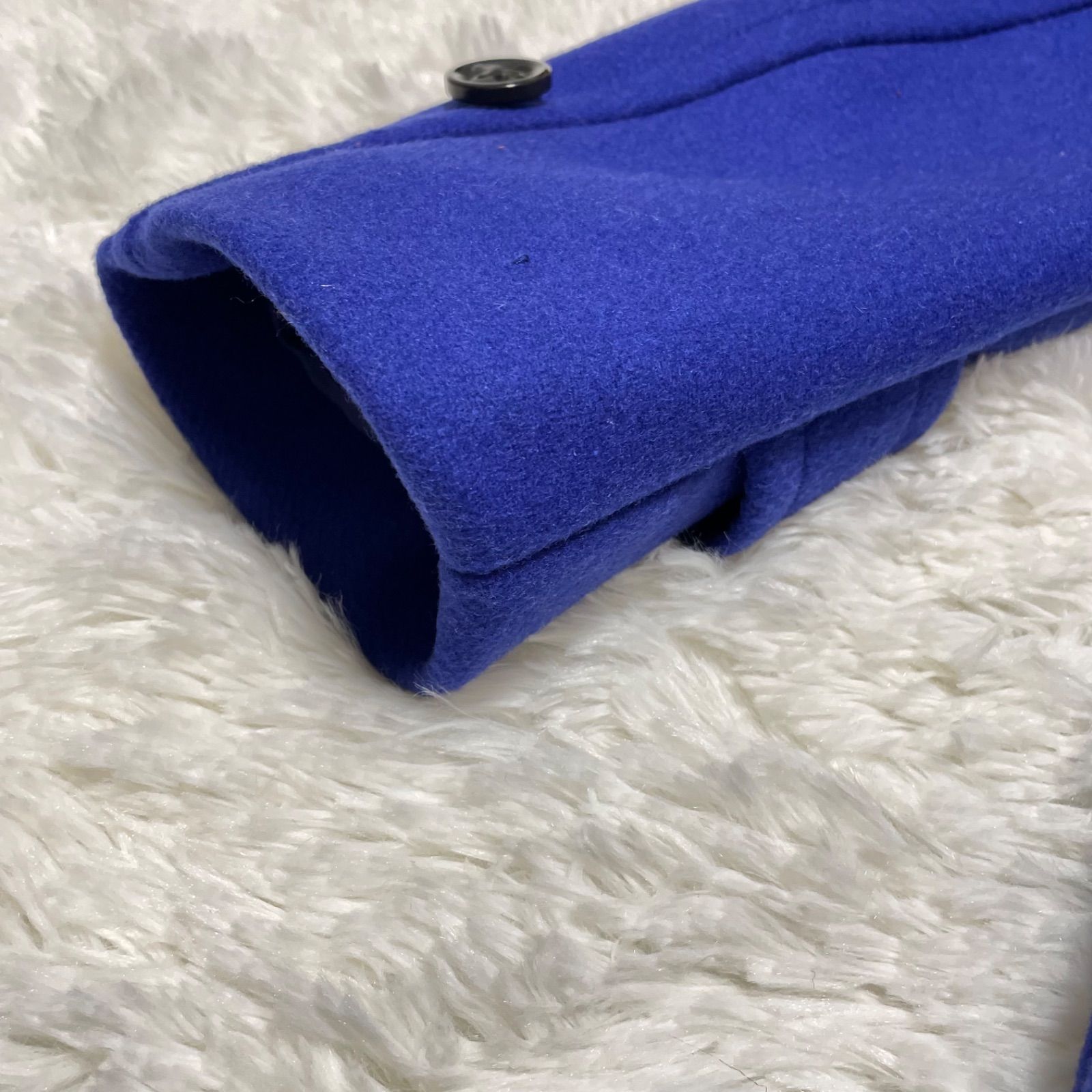グリーンレーベルリラクシング ダッフルコート ロイヤルブルー XL