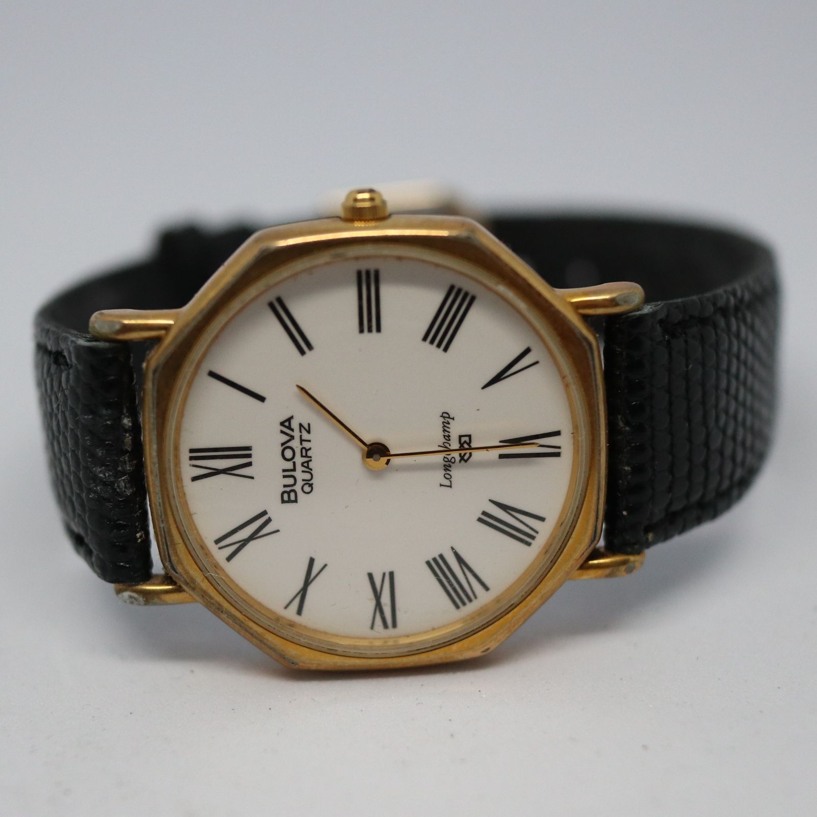 アンティークブローバ BULOVA LONGCHAMP 手巻き