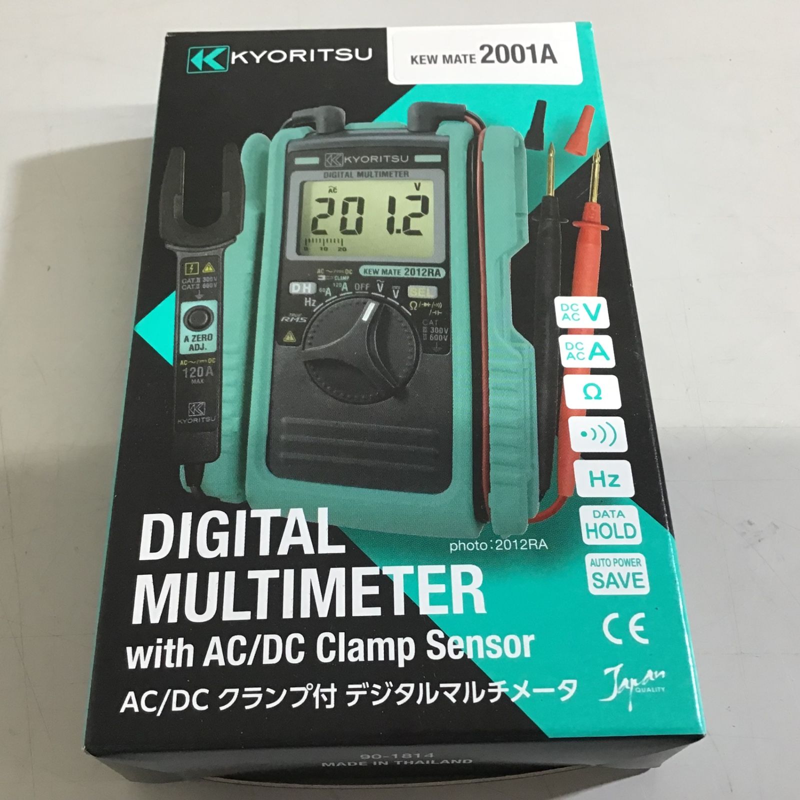 未使用品】共立電気計器 (KYORITSU) 100A AC/DCクランプ付デジタル 