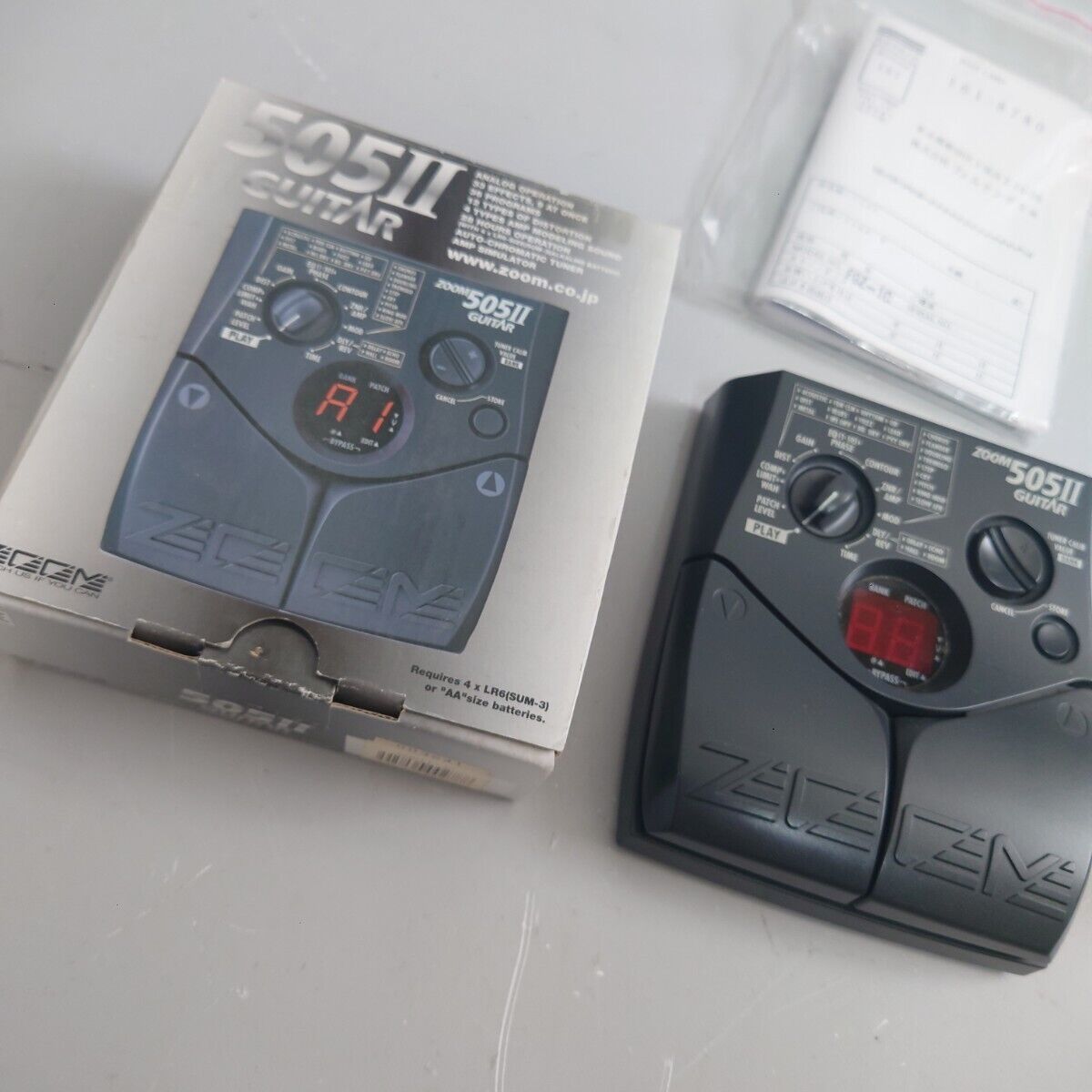 良品】ZOOM 505 GUITAR エフェクター 見せる 良品】ZOOM 505 GUITAR エフェクター 見せる