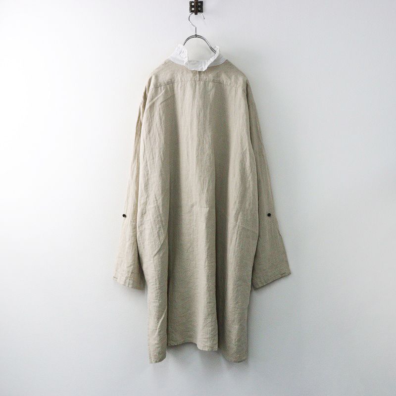 Linen フリル衿チュニック