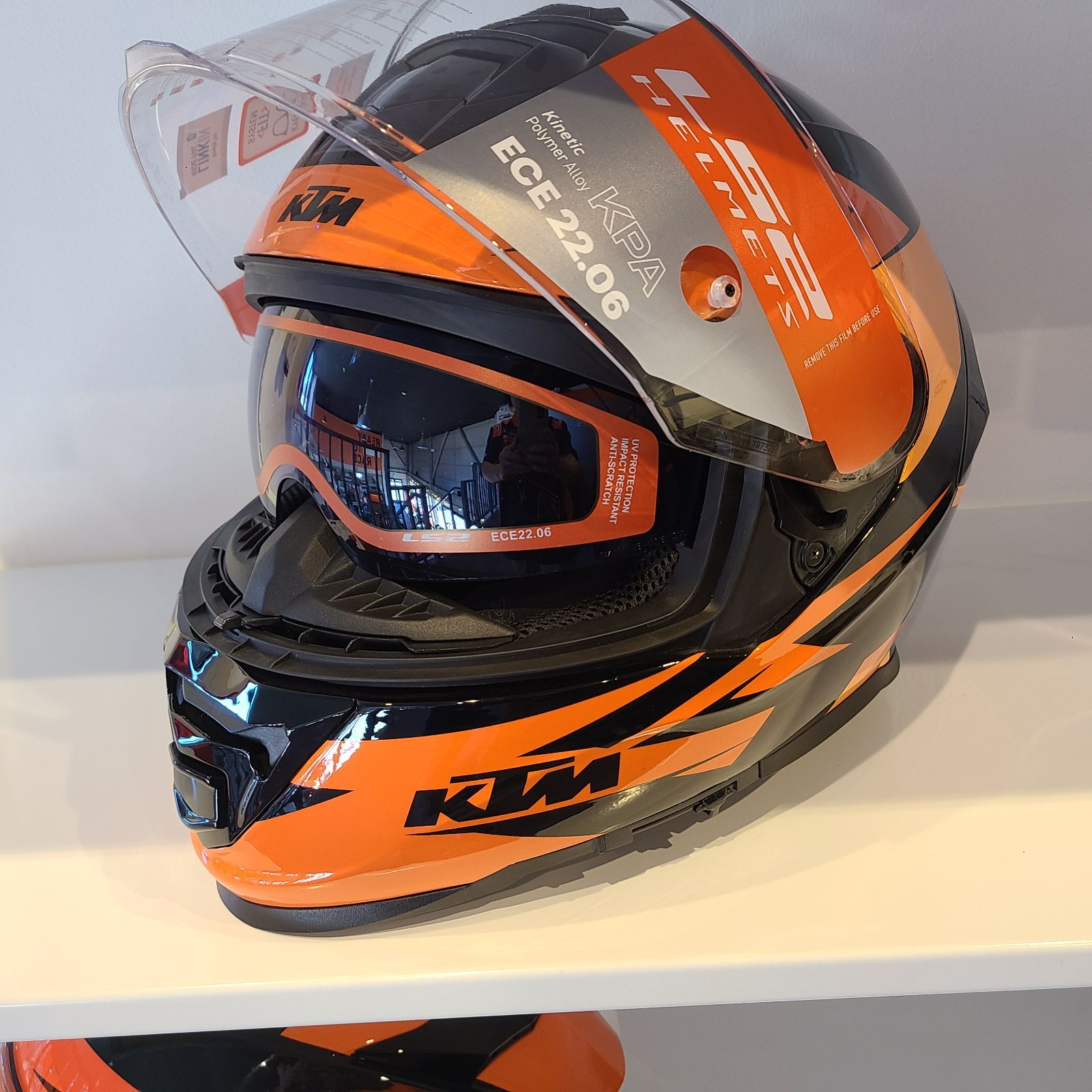 KTM STORM DUKE HELMET フルフェイス ヘルメット 軽量 規格：PSC