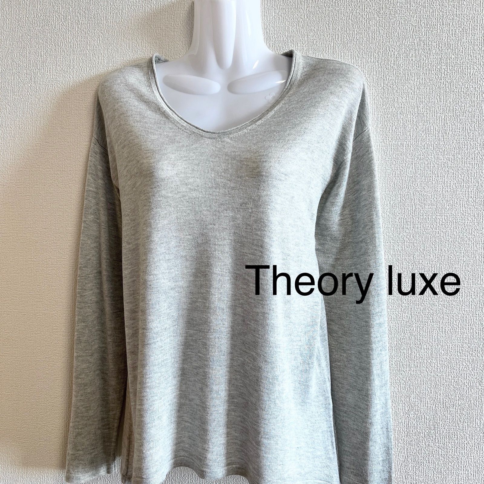 Theory luxe カシミヤ混☆VネックニットWILLOW/BETSY☆美品 - メルカリ