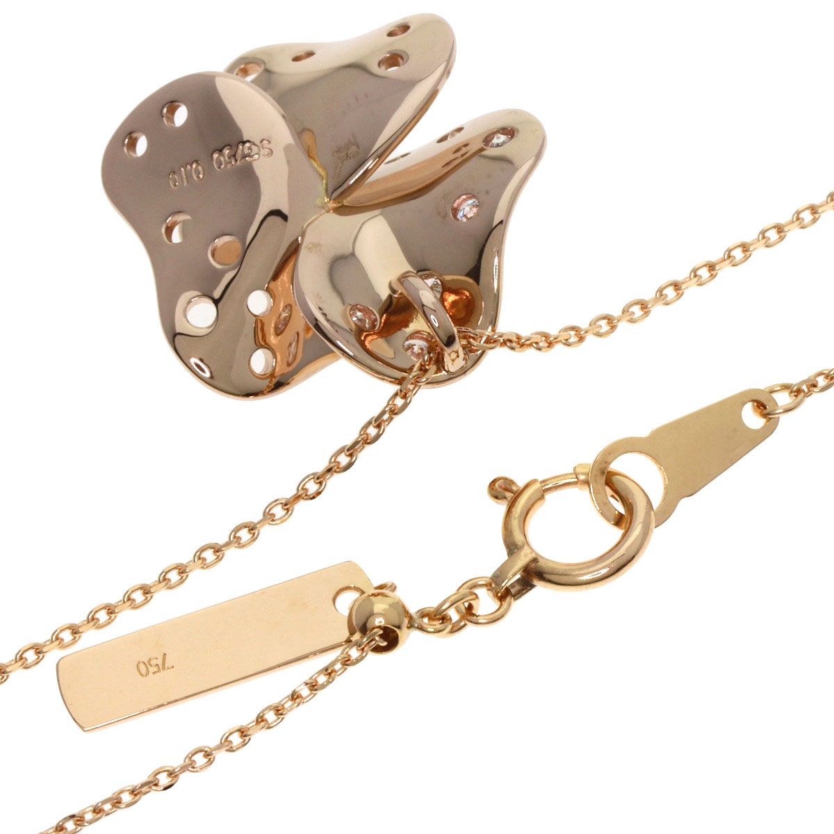 TASAKI タサキ ダイヤモンド ネックレス SG750 K18PG レディース