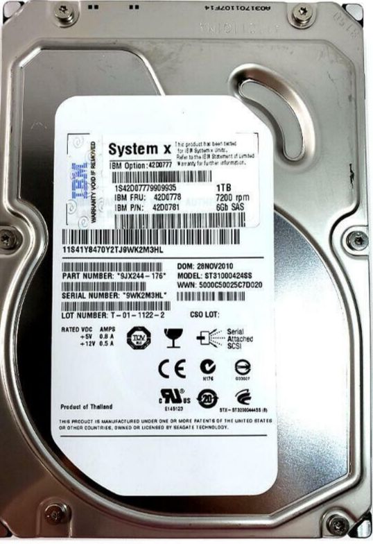 ST31000424SS Seagate Constellation ES SAS 1TB 7200RPM 3.5 HDD