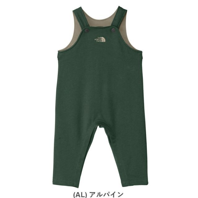 種類6 KS|90 ザ ノース フェイス ベビー THE NORTH FACE NBB32560 B SWEAT OVERALL スウェットロゴオーバーオール キッズ ノースフェイス オーガニックコットン 綿100％ 出産祝い ロングパンツ 新生児 柔らか LE-CHANTDUCOQ_FR