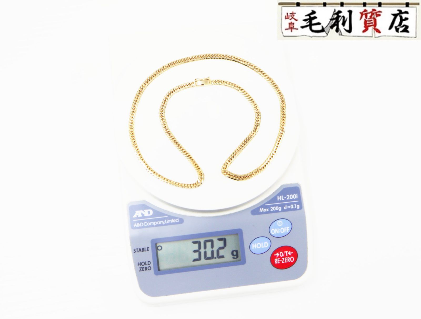 K18 キヘイ 喜平 ネックレス 6面ダブル30.2ｇ 6メンダブル 18金 イエローゴールド 750 YG ジュエリー