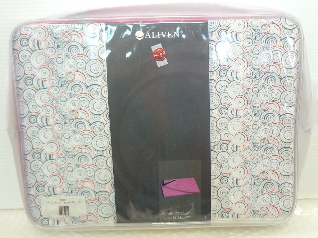 【新品】ALIVEN ブランケット（小）ローズ 新品 アライヴン ALIVEN ブランケット ローズ 80×110 小サイズ