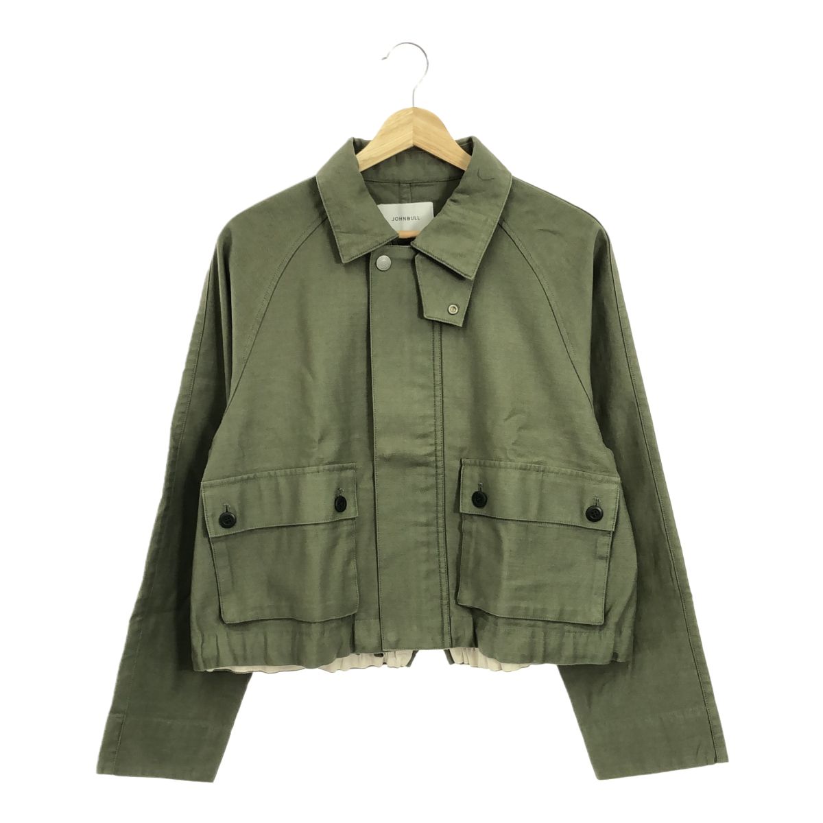 JOHNBULL ジョンブル サイズM スラブバックサテンブルゾン JL241L01 